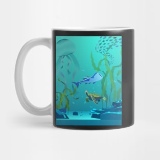 Aquarium Illustration Mug